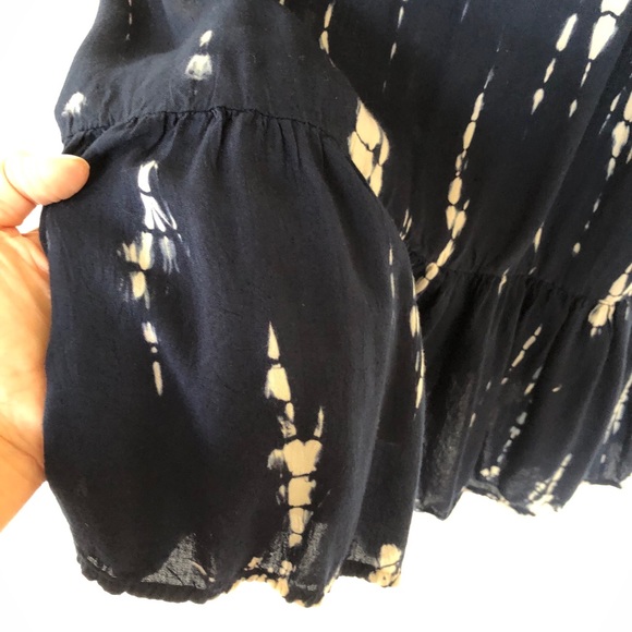 Braeve Tye Dye drop waist Cami Tunic Blue S - Picture 5 of 9